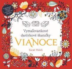 Vymaľovankové darčekové škatuľky: Vianoce